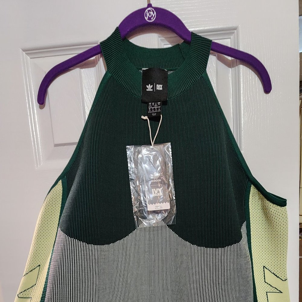 NWT Green IVY PARK Dress Beyoncé x Adidas RARE